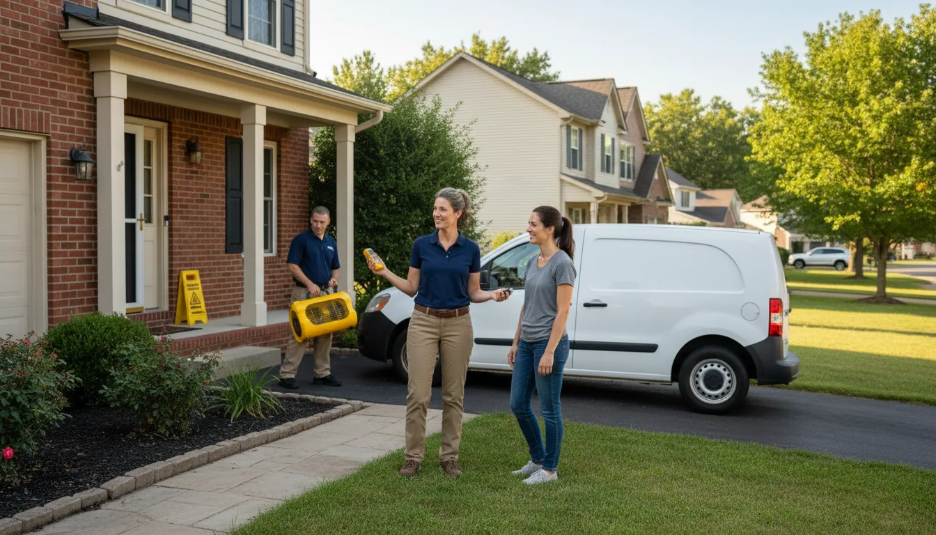 Water restoration image for Fire And Smoke Damage Restoration in South Portsmouth, KY